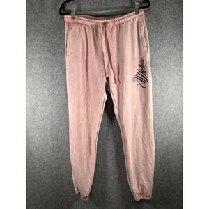 Affliction‎ Pink Wash Sweatpants Joggers Lounge Pants Distressed Women L Y2K